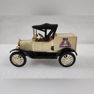 Vintage Toy Car - Black and Cream